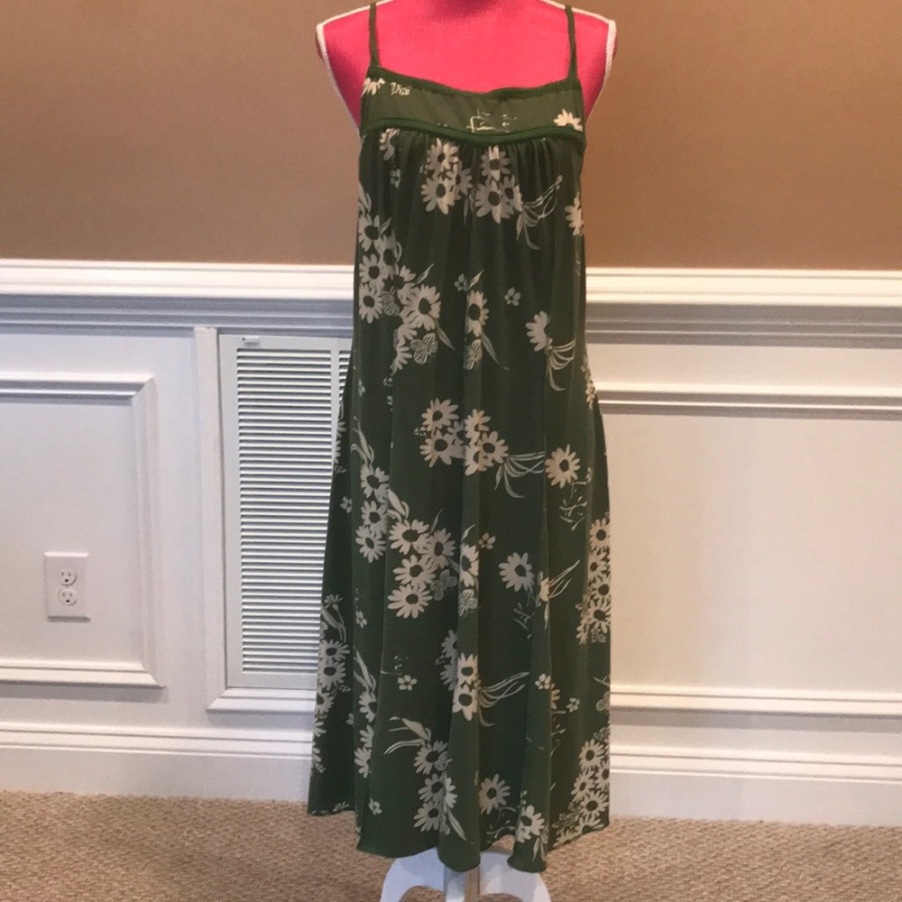 Plus size! green long  dress